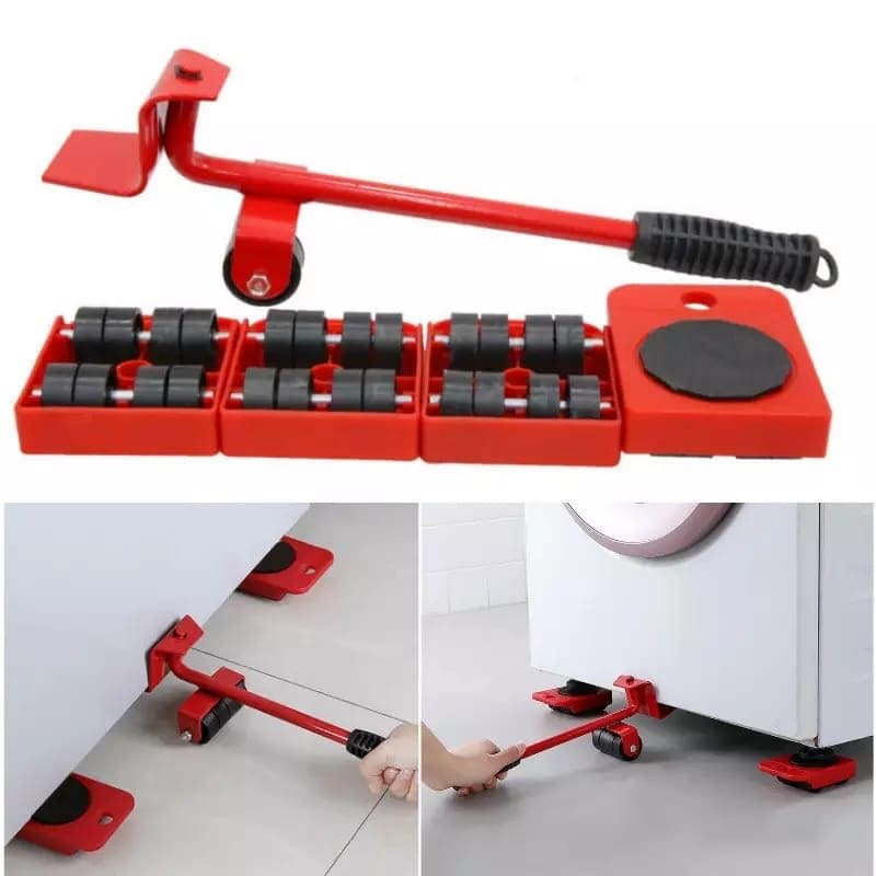 Set Of 5 Heavy Duty Furniture Lifter Transport Tool Set, Heavy Furniture Moving Tool Set, Flexible Mover Sliders Kit, Moving Roller Kit Set Of 5 Heavy Duty Furniture Lifter Transport Tool Set, Heavy Furniture Moving Tool Set, Flexible Mover Sliders Kit, Moving Roller Kit